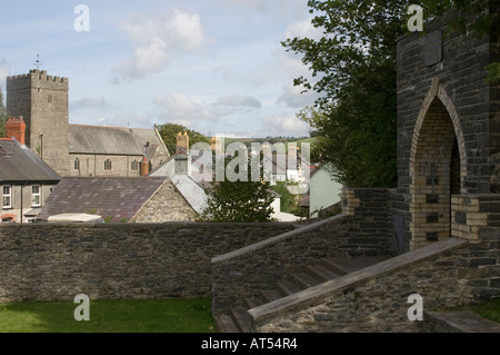 Tregaron Ceredigion - Blick auf die Kapelle. Im Kernland der Waliser sprechen West Wales UK Stockfoto