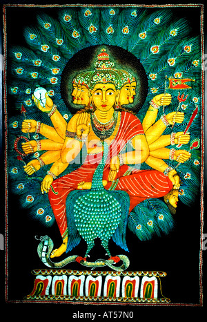 Batik Batic Ceylon Sri Lanka Hindu Hinduismus Stockfoto
