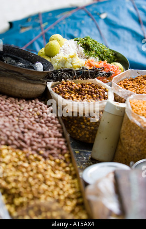 Marktstand am Colaba Causeway, Mumbai - Indien Stockfoto