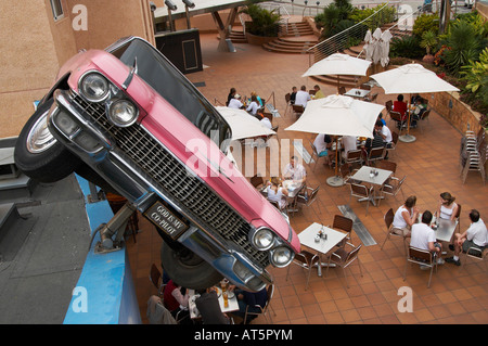 Hard Rock Cafe in Playa del Ingles auf Gran Canaria auf den Kanarischen Inseln. Stockfoto