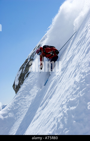 Abseits der Pisten in Campanelle Ghisoni Korsika Frankreich Stockfoto