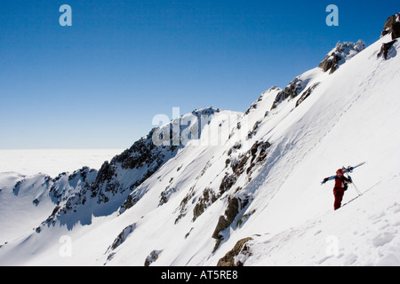 Abseits der Pisten in Campanelle Ghisoni Korsika Frankreich Stockfoto