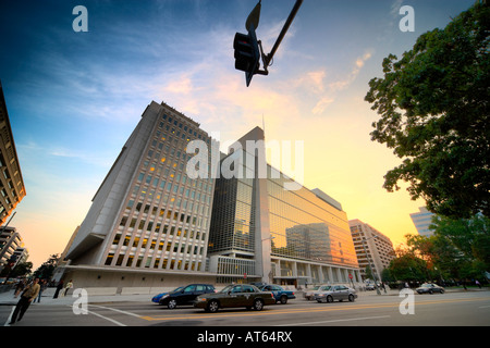 Die Weltbankgruppe Hauptgebäude, 1800 H Street NW, Pennsylvania Avenue, Washington DC, USA. Stockfoto