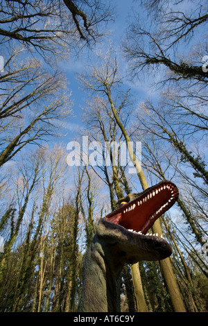 Saurier im Mondo Verde Park Stockfoto