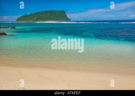 Lalomanu Beach blaue Lagune SAMOA südöstlichen Upolu FAOFAO beach Stockfoto