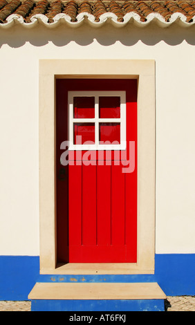 Detail eines traditionellen Hauses - Alentejo, Portugal Stockfoto