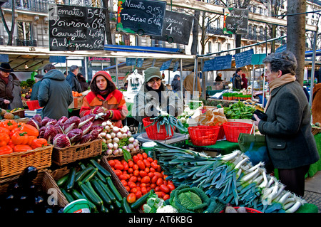 Montmartre Paris Frankreich Französisch Paris Frankreich Französisch einkaufen Markt Stockfoto