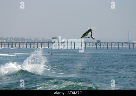 Jet-Ski Freestyle Weltmeisterschaften, Los Angeles, Kalifornien Stockfoto