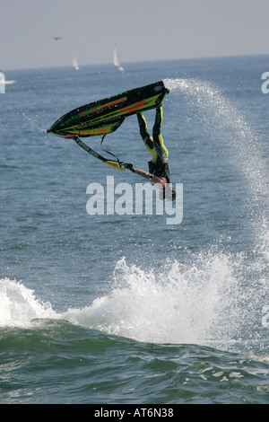 Jet-Ski Freestyle Weltmeisterschaften, Los Angeles, Kalifornien Stockfoto