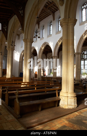 Kirche von Blythburgh Interieur Stockfoto