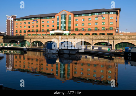 Das Hilton Hotel und Victoria Kais in Sheffield "Great Britain" Stockfoto