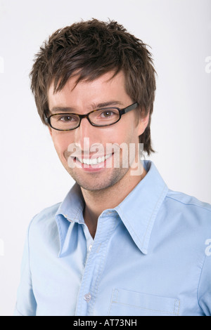 Junger Mann, portrait Stockfoto