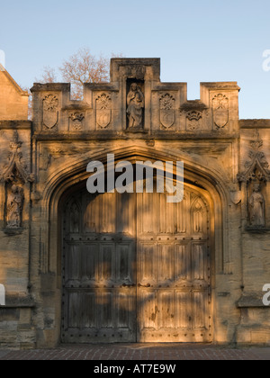 Magdalen College gateway Stockfoto