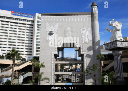 Babylon Gericht Hollywood und Highland Shopping Mall Entertainment Komplex Hollywood Boulevard Los Angeles Kalifornien USA Stockfoto