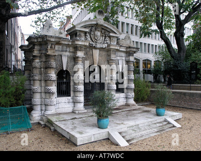 Erbaut im Jahre 1626 York Watergate diente als die Ausfahrt auf die Themse von den Gärten des York House dann Zuhause von George Villiers. Stockfoto