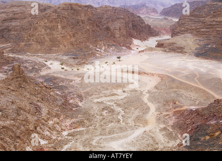 Coloured Canyon-Nuweiba-Rotes Meer-Ägypten-Oktober 1997 Stockfoto