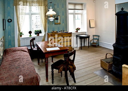 Alte Wohnzimmer Interieur Stockfoto