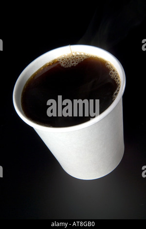 Kaffee in Tasse Stockfoto