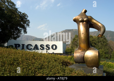 Picasso Bronze Skulptur Hakone Sculpture Park Hakone Insel Honshu, Japan Stockfoto