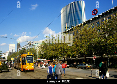 Rotterdam Niederlande Lijnbaan Geschäfte Einkaufszentrum Stockfoto