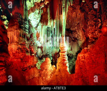 Gib - Gibraltar: St. Michaels Cave Stockfoto