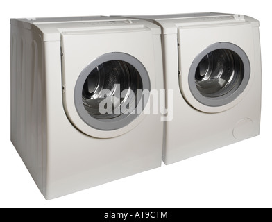 Waschmaschine Waschtrockner Stockfoto