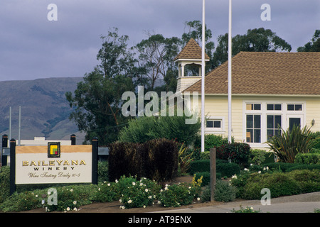 Altes Schulhaus am Baileyana Winery Edna Valley in der Nähe von San Luis Obispo San Luis Obispo County in Kalifornien Stockfoto