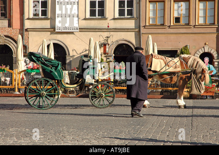 Market Place Altstadt in Warschau Stockfoto