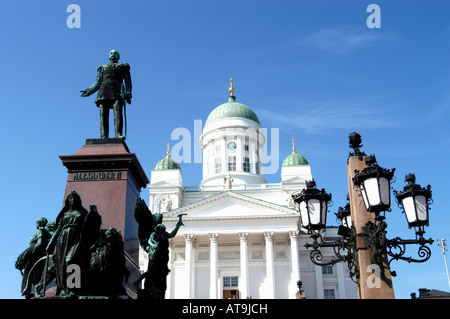 Tuomiokirkko Kathedrale, Helsinki, Finnland Stockfoto