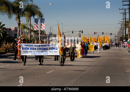 Vietnamesisch-amerikanische Tet Parade Westminster Kalifornien Stockfoto