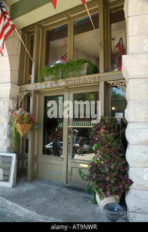 Basin Park Hotel, 12 Spring Street, Eureka Springs, Ozark Mountains, Arkansas Stockfoto