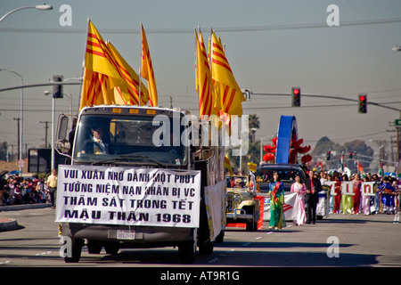 Vietnamesisch-amerikanische Tet Parade Westminster Kalifornien Stockfoto