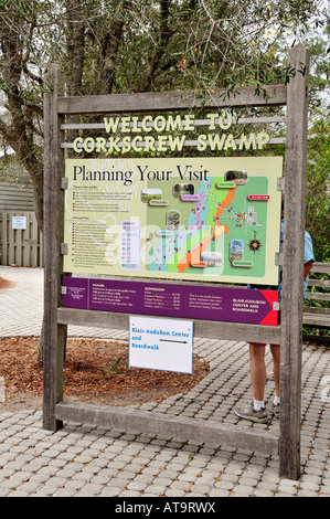 Corckscrew Swamp Sanctuary Naples, Florida Stockfoto