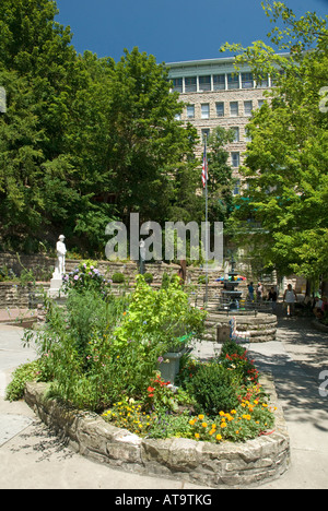 Basin Spring Park, Spring Street, Eureka Springs, Ozark Mountains, Arkansas Stockfoto