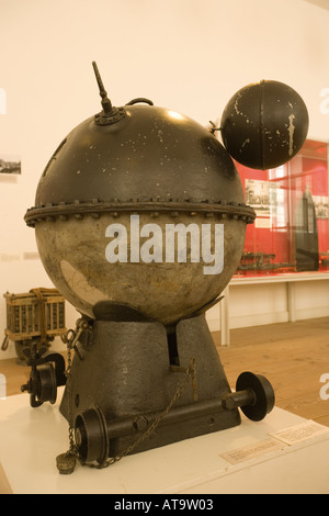 Copenhagen Dänemark Orlogsmuseet Royal Danish Naval Museum dänische Kontakt verwendet mein Typ 9 G in beiden Weltkriegen Stockfoto