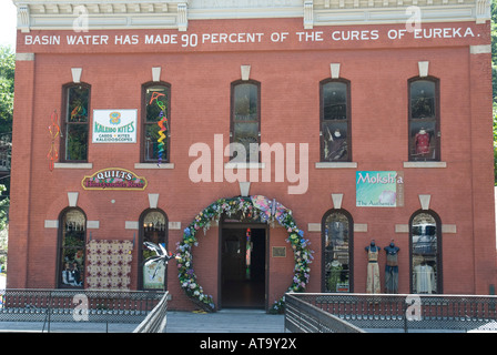 Becken-Badehaus, Spring Street, Eureka Springs, Ozark Mountains, Arkansas Stockfoto