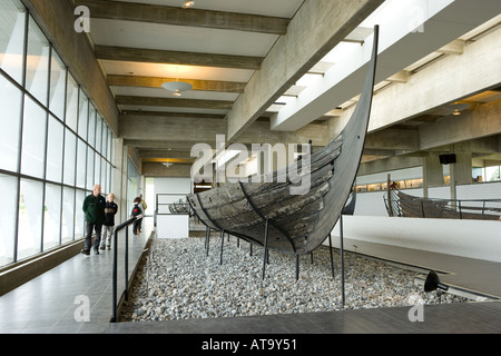 Roskilde Dänemark erhaltenen und rekonstruierten Boot im Wikingerschiff-Museum Stockfoto