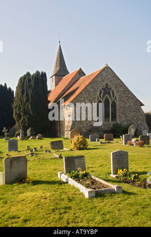 St. Michaels-Kirche an der Rodings, Essex, England, UK Stockfoto