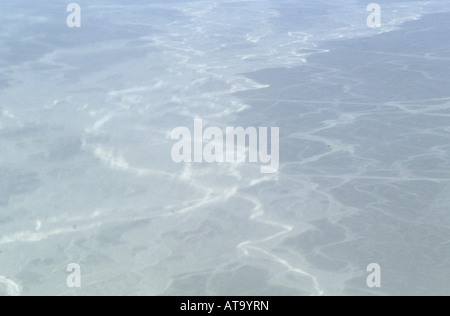 Die geheimnisvolle alte Nazca-Linien aus der Luft im Süden Perus gesehen Stockfoto