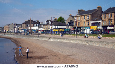 Helensburgh Beach und Promenade, Schottland Stockfoto