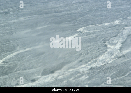 Ein Blick auf die Nazca-Linien aus der Luft. Stockfoto