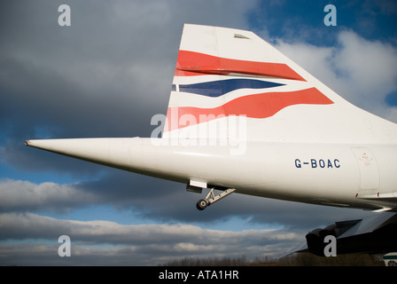 Concorde G-BOAC - Tail Stockfoto