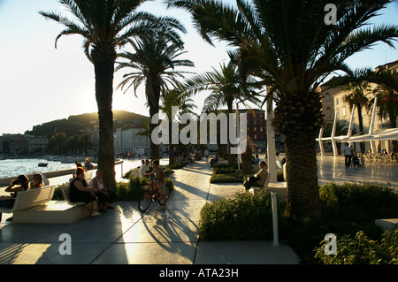 Split Kroatien corniche Stockfoto