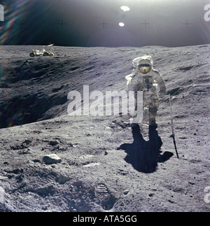 Apollo 16 Astronaut Charles Duke Descarte Stockfoto