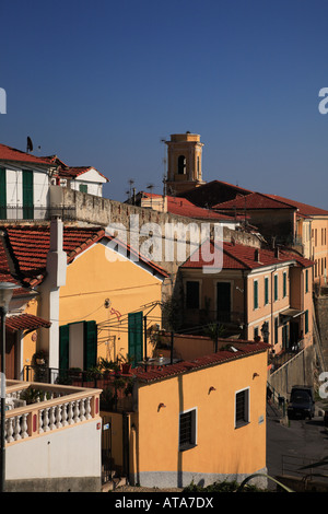 Das Centro Storico oder Altstadt von Ventimiglia Stockfoto