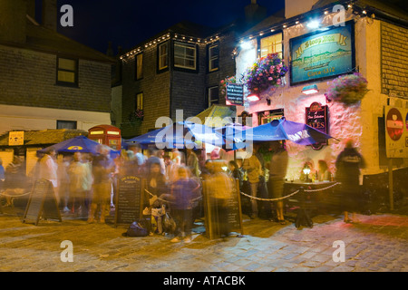 Abend in St Ives neben den Hafen-Sommer Stockfoto