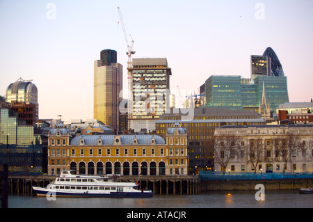 Die Skyline der City of London Stockfoto