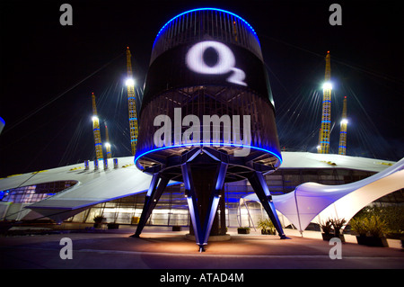 Die O2 Arena ist ein beliebter Treffpunkt in London Stockfoto