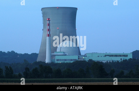 Das Kernkraftwerk Leibstadt, Schweiz Stockfoto