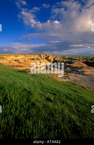 Erodiert landschaftsformen von Scenic Byway in den Badlands in Badlands National Park South Dakota Usa Nordamerika gesehen Stockfoto